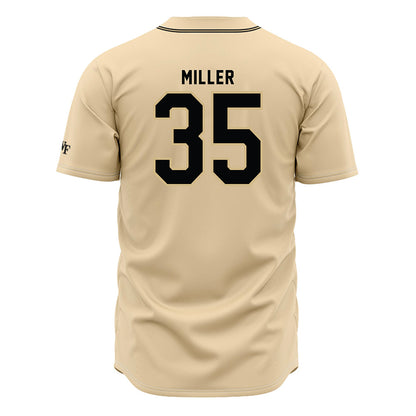Wake Forest - NCAA Baseball : Griffin Miller - Cream Jersey-1