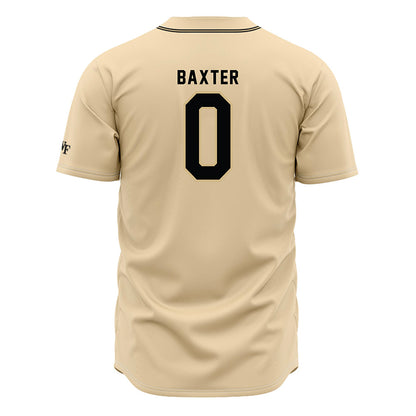 Wake Forest - NCAA Baseball : Cuyler Baxter - Cream Jersey-1