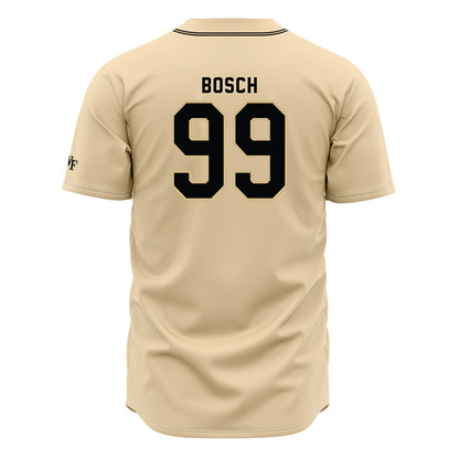 Wake Forest - NCAA Baseball : Ryan Bosch - Cream Jersey-1
