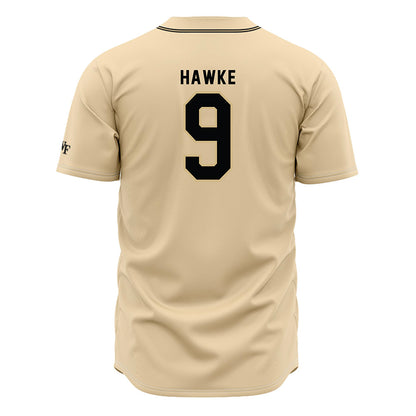 Wake Forest - NCAA Baseball : Austin Hawke - Cream Jersey-1