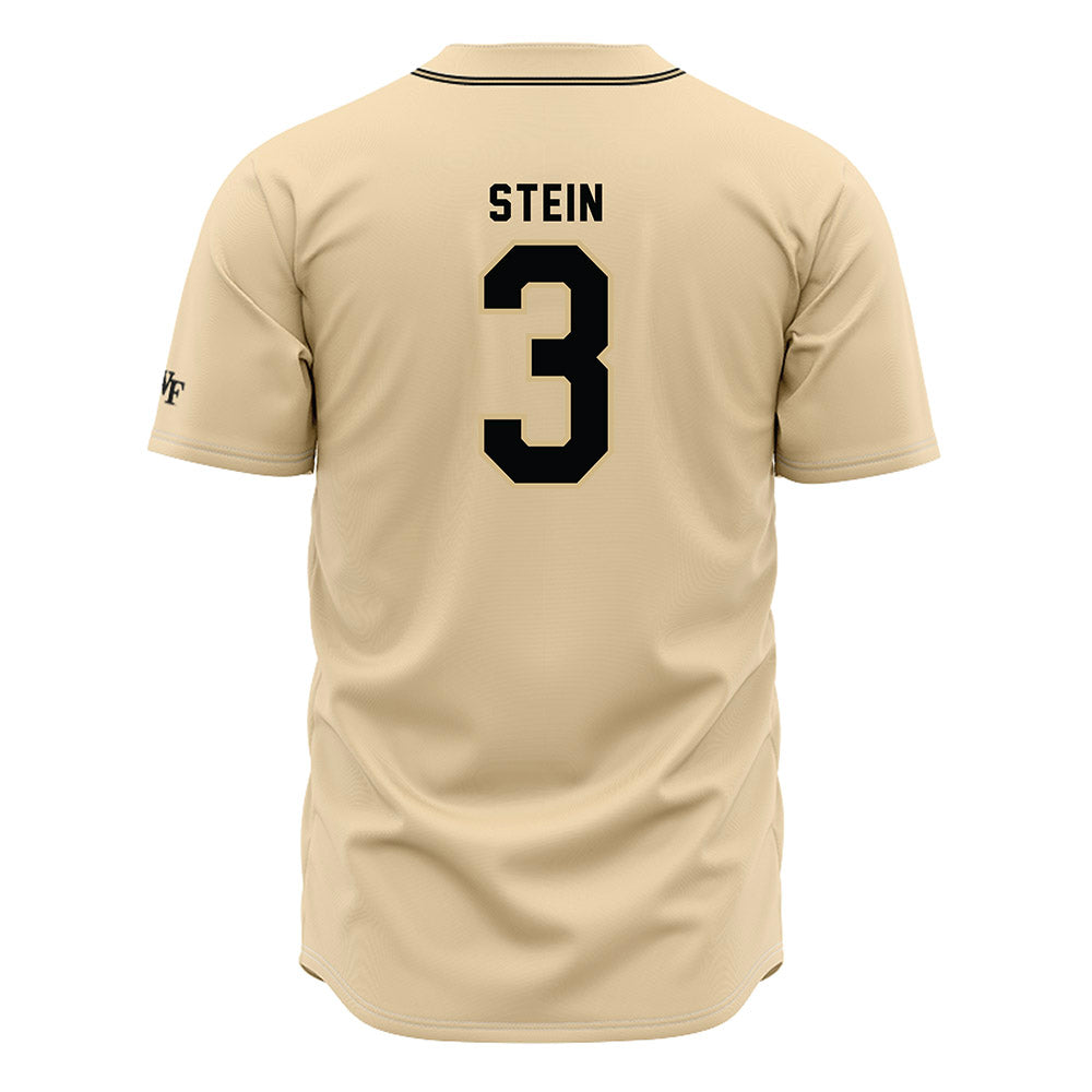 Wake Forest - NCAA Baseball : JD Stein - Cream Jersey-1