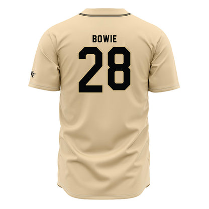 Wake Forest - NCAA Baseball : Rhys Bowie - Cream Jersey-1