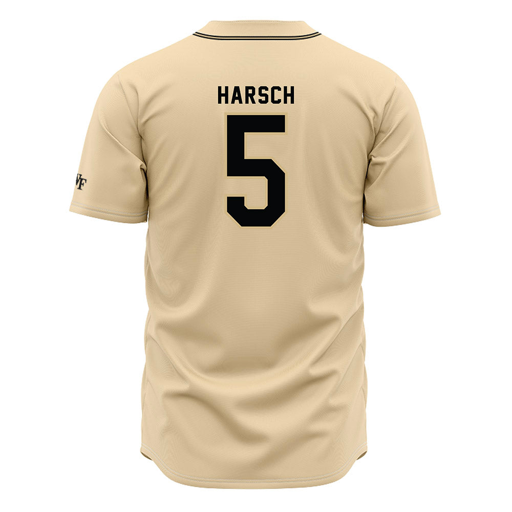 Wake Forest - NCAA Baseball : Marcelo Harsch - Cream Jersey-1