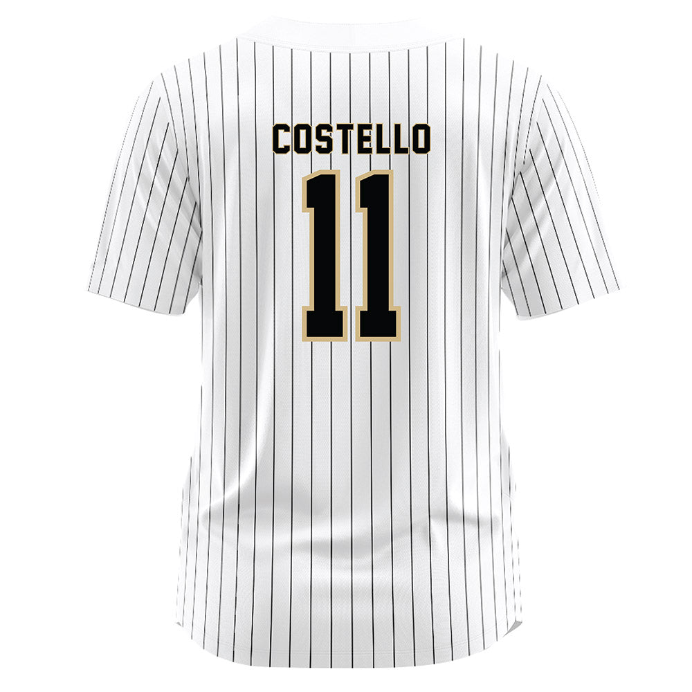 Wake Forest - NCAA Baseball : Luke Costello - White Jersey-1