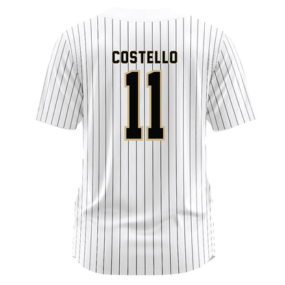 Wake Forest - NCAA Baseball : Luke Costello - White Jersey-1