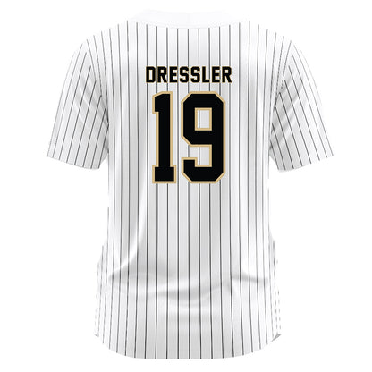 Wake Forest - NCAA Baseball : Troy Dressler - White Jersey-1