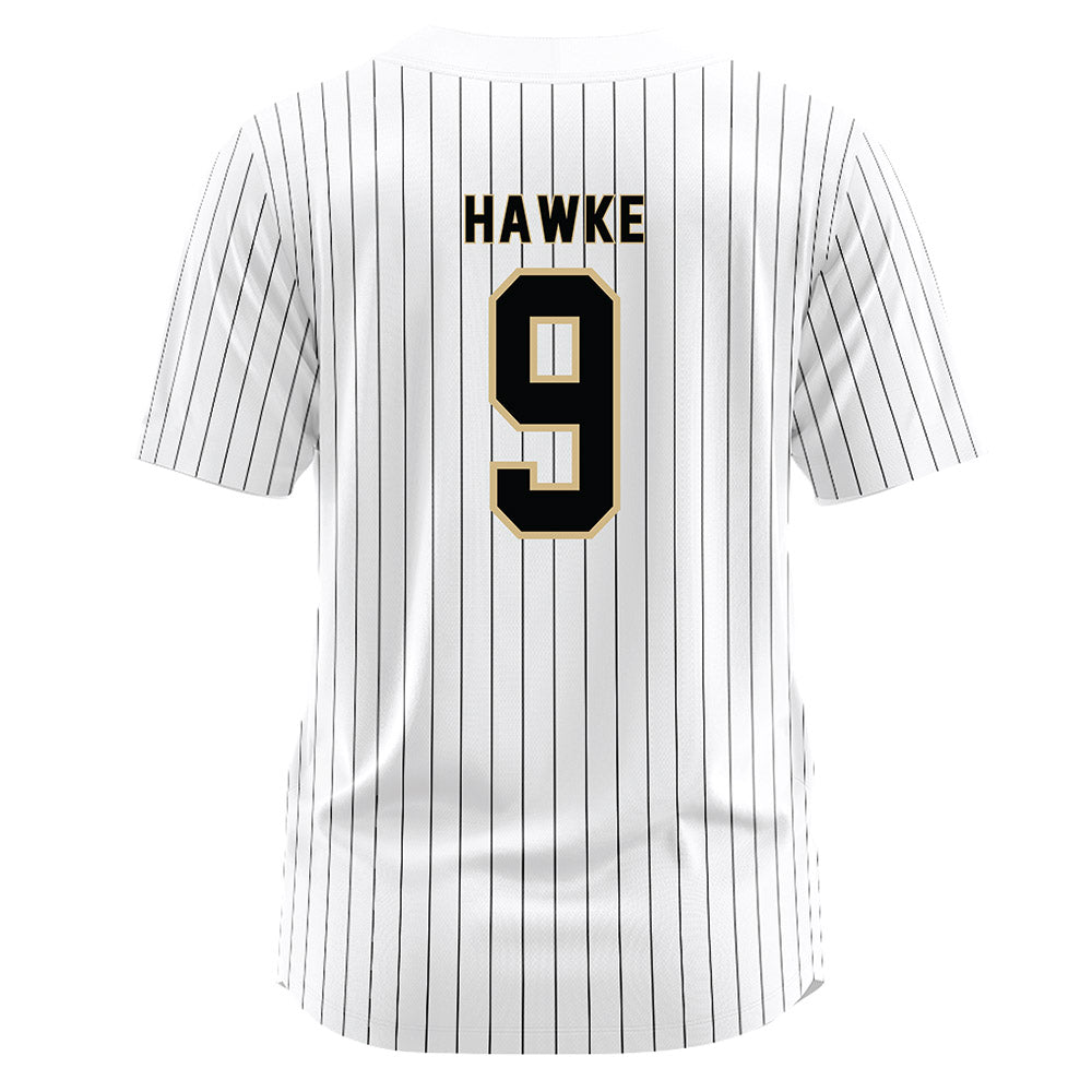 Wake Forest - NCAA Baseball : Austin Hawke - White Jersey-1