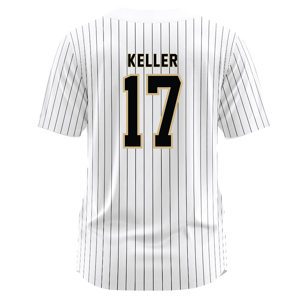 Wake Forest - NCAA Baseball : Ethan Keller - White Jersey-1