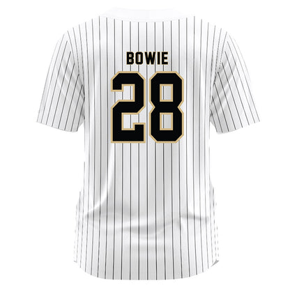 Wake Forest - NCAA Baseball : Rhys Bowie - White Jersey-1