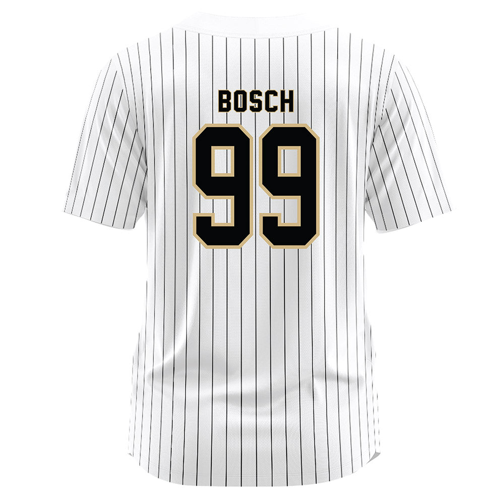 Wake Forest - NCAA Baseball : Ryan Bosch - White Jersey-1
