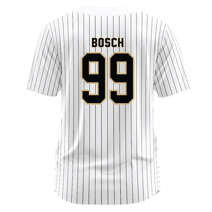 Wake Forest - NCAA Baseball : Ryan Bosch - White Jersey-1