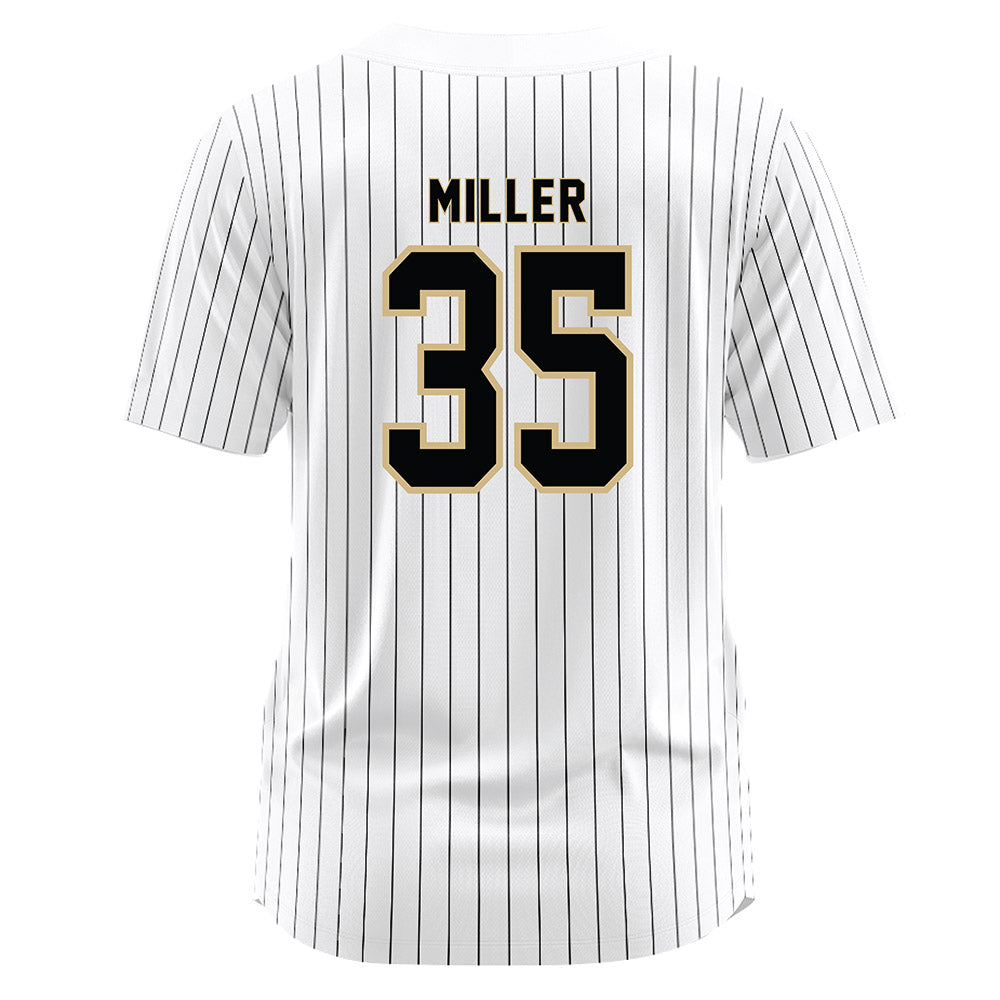 Wake Forest - NCAA Baseball : Griffin Miller - White Jersey-1