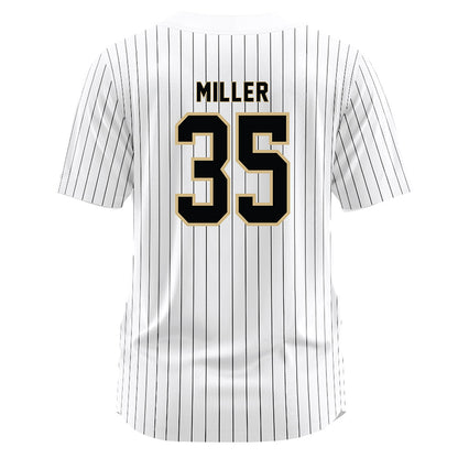 Wake Forest - NCAA Baseball : Griffin Miller - White Jersey-1