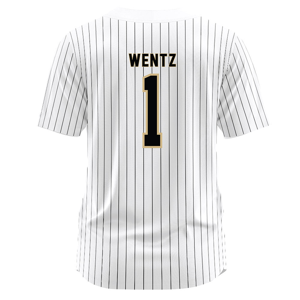 Wake Forest - NCAA Baseball : Dalton Wentz - White Jersey-1