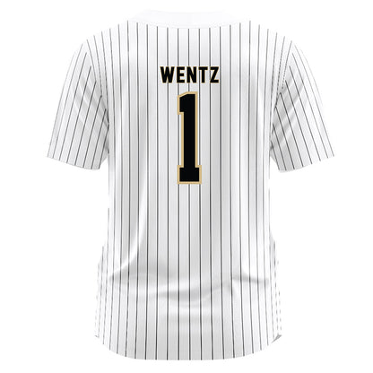 Wake Forest - NCAA Baseball : Dalton Wentz - White Jersey-1
