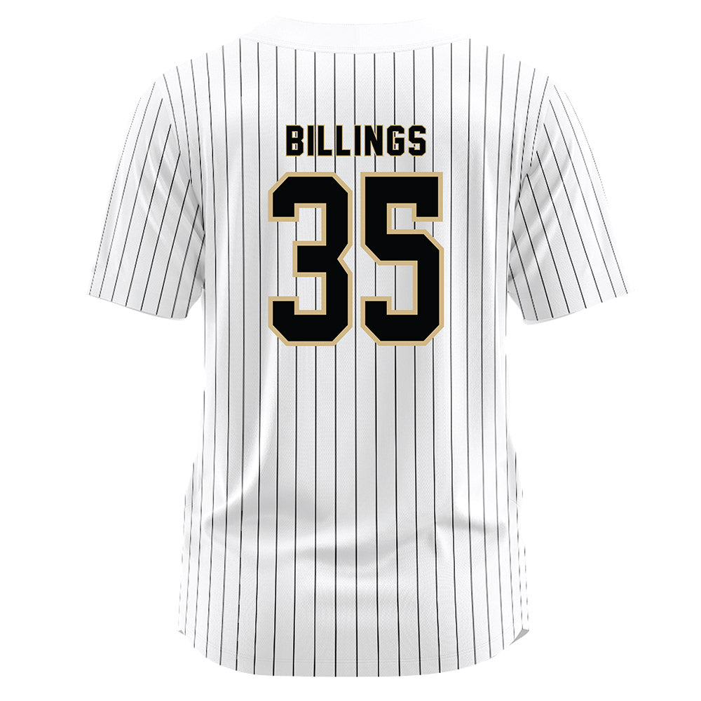 Wake Forest - NCAA Baseball : Luke Billings - White Jersey-1