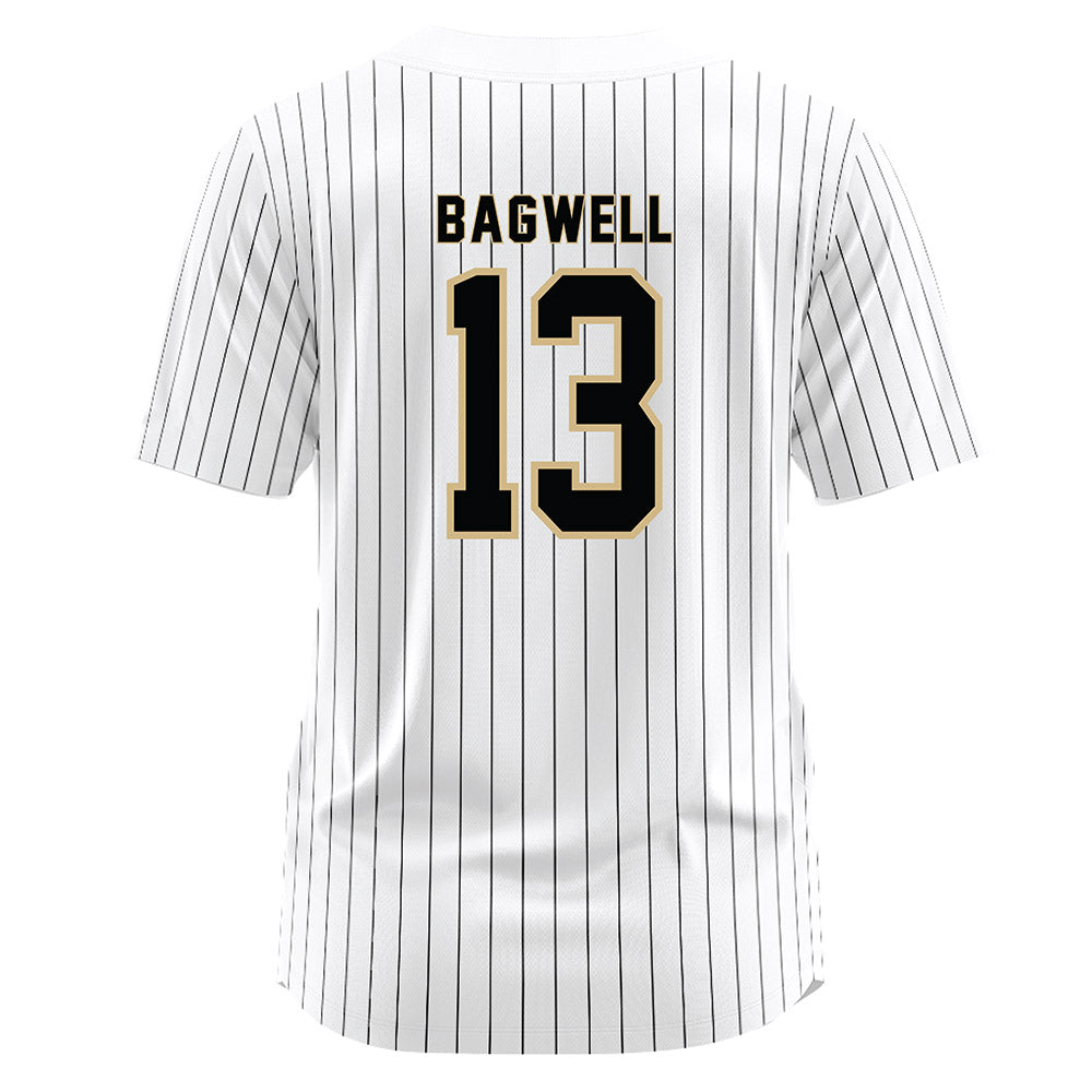 Wake Forest - NCAA Baseball : Cameron Bagwell - White Jersey-1