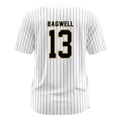 Wake Forest - NCAA Baseball : Cameron Bagwell - White Jersey-1