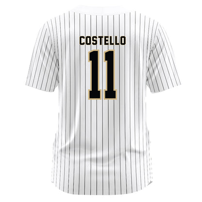Wake Forest - NCAA Baseball : Luke Costello - White Jersey-1