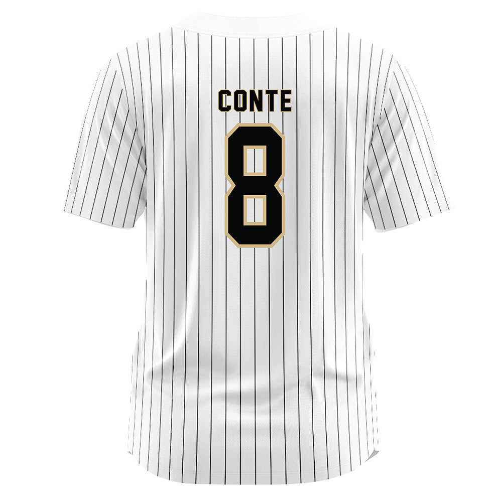 Wake Forest - NCAA Baseball : Matt Conte - White Jersey-1