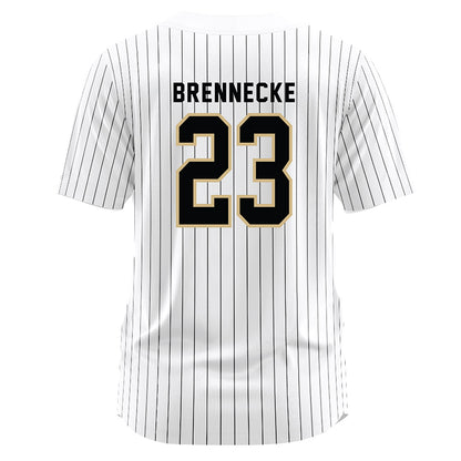 Wake Forest - NCAA Baseball : Ryan Brennecke - White Jersey-1