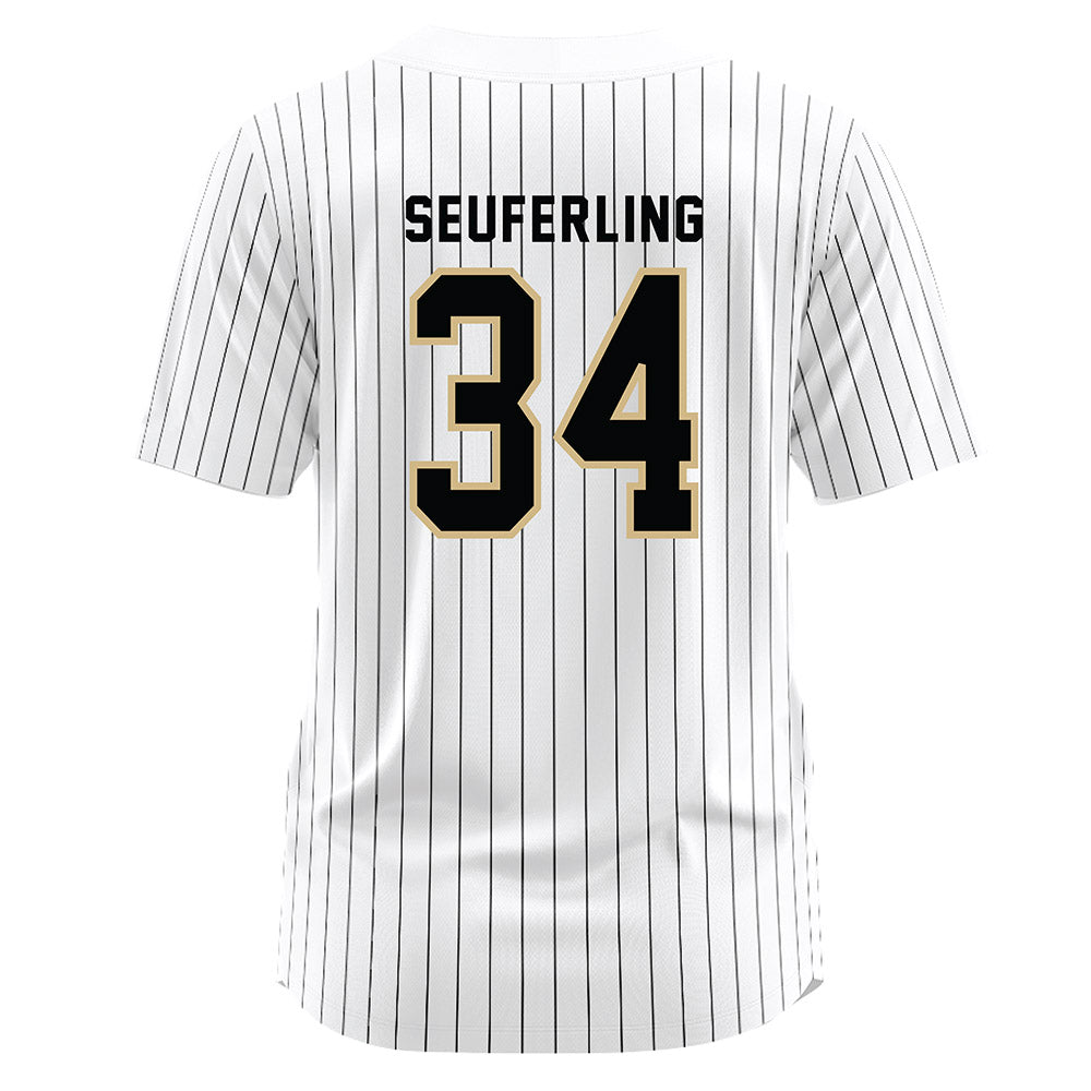 Wake Forest - NCAA Baseball : Grayden Seuferling - White Jersey-1