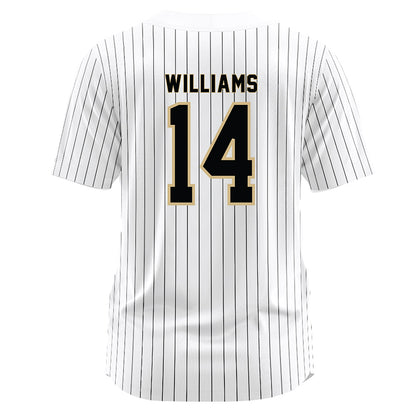 Wake Forest - NCAA Baseball : Javar Williams - White Jersey-1