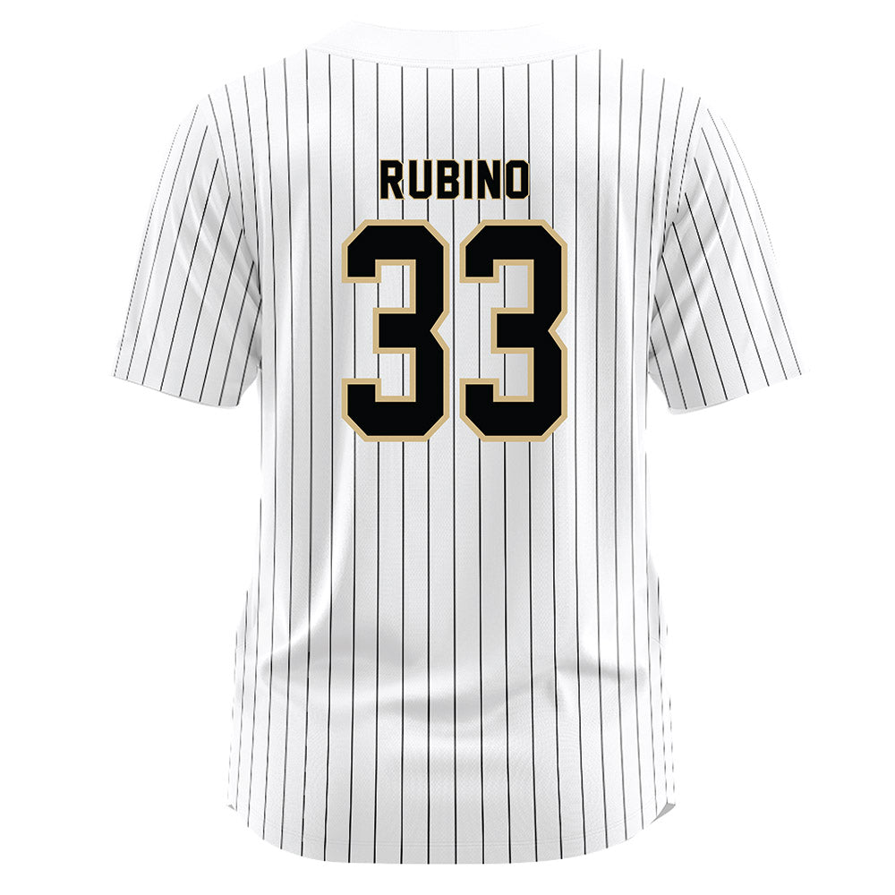 Wake Forest - NCAA Baseball : Nick Rubino - White Jersey-1