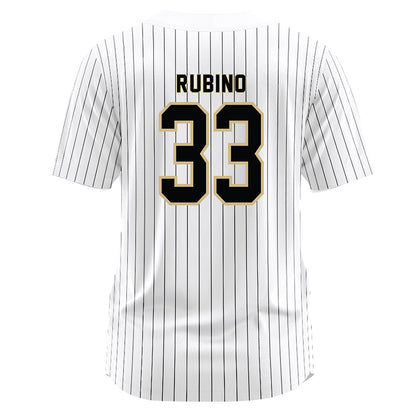 Wake Forest - NCAA Baseball : Nick Rubino - White Jersey-1