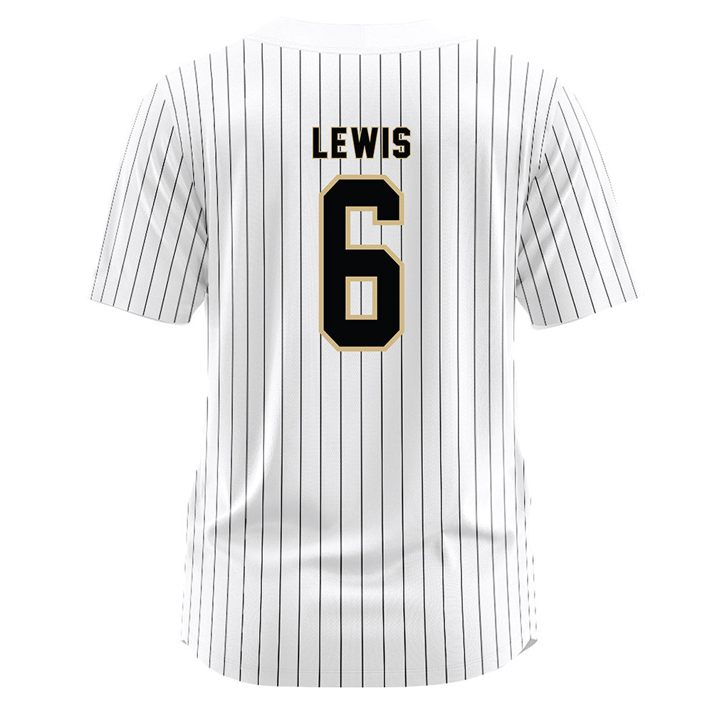 Wake Forest - NCAA Baseball : Kade Lewis - White Jersey-1