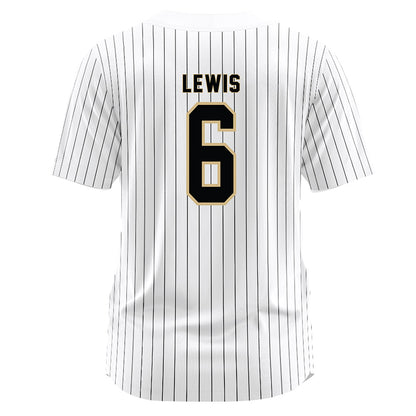 Wake Forest - NCAA Baseball : Kade Lewis - White Jersey-1