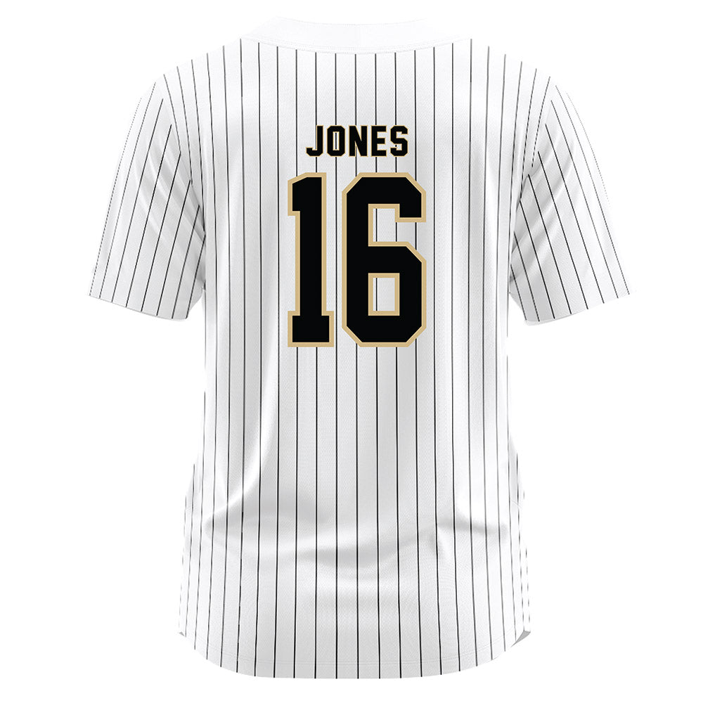 Wake Forest - NCAA Baseball : Evan Jones - White Jersey-1