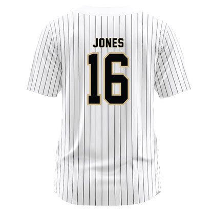 Wake Forest - NCAA Baseball : Evan Jones - White Jersey-1