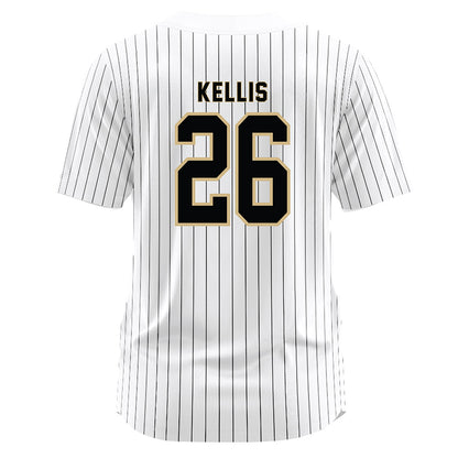 Wake Forest - NCAA Baseball : Daniel Kellis - White Jersey-1