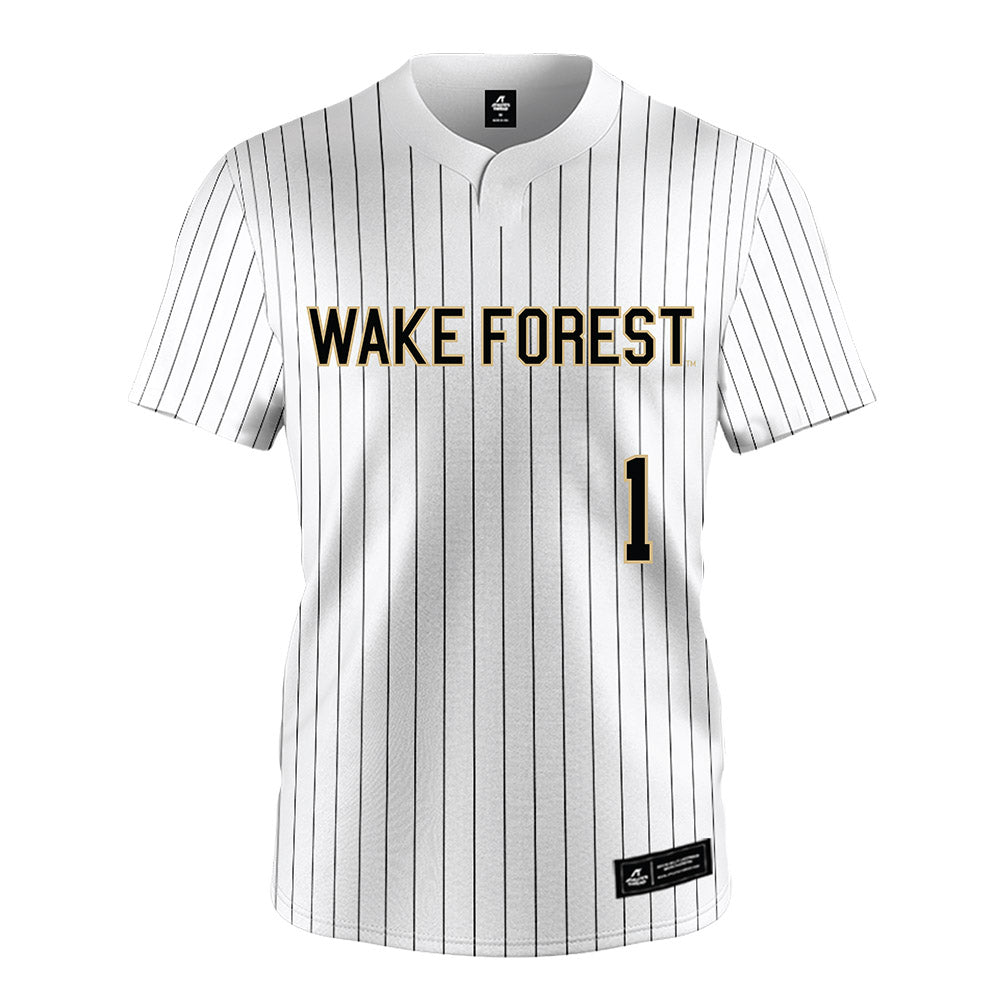 Wake Forest - NCAA Baseball : Dalton Wentz - White Jersey-0