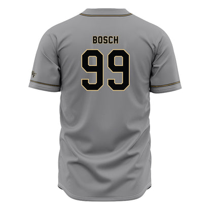 Wake Forest - NCAA Baseball : Ryan Bosch - Grey Jersey-1