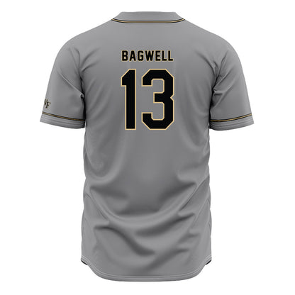 Wake Forest - NCAA Baseball : Cameron Bagwell - Grey Jersey-1