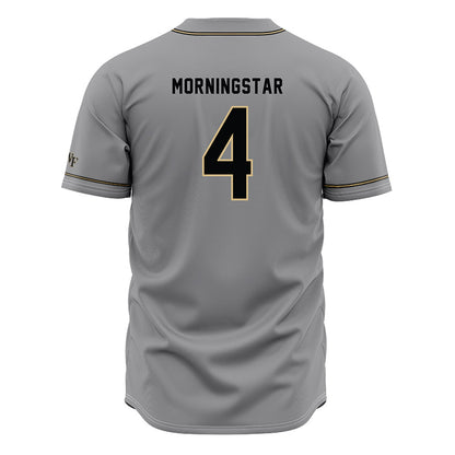 Wake Forest - NCAA Baseball : Blake Morningstar - Grey Jersey-1