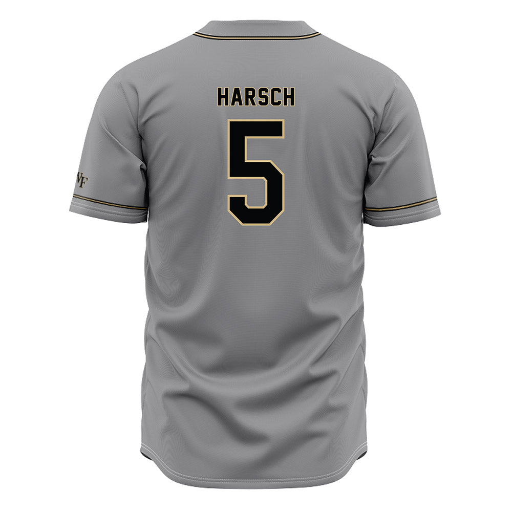 Wake Forest - NCAA Baseball : Marcelo Harsch - Grey Jersey-1