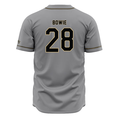 Wake Forest - NCAA Baseball : Rhys Bowie - Grey Jersey-1