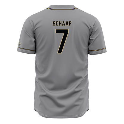 Wake Forest - NCAA Baseball : Blake Schaaf - Grey Jersey-1