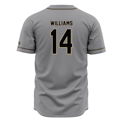Wake Forest - NCAA Baseball : Javar Williams - Grey Jersey-1