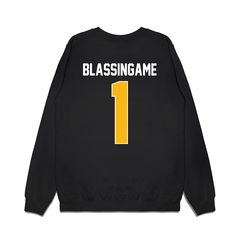 Idaho - NCAA Men's Basketball : Trevon Blassingame - 2026 Conference Champions Premium Crewneck Sweatshirt-1
