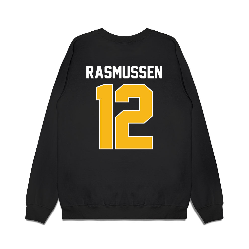 Idaho - NCAA Men's Basketball : Jackson Rasmussen - 2026 Conference Champions Premium Crewneck Sweatshirt-1