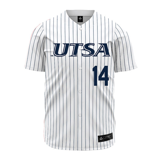 UTSA - NCAA Baseball : Mason Jacob - Pinstripe Jersey-0