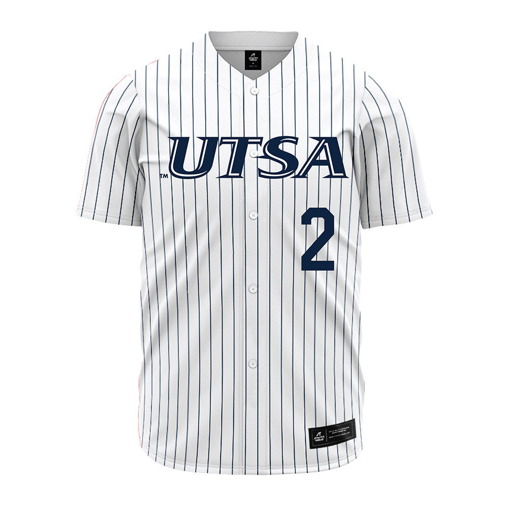 UTSA - NCAA Baseball : Jordan Ballin - Pinstripe Jersey-0