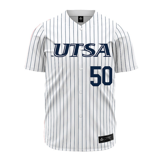UTSA - NCAA Baseball : Jake Qualia - Pinstripe Jersey-0