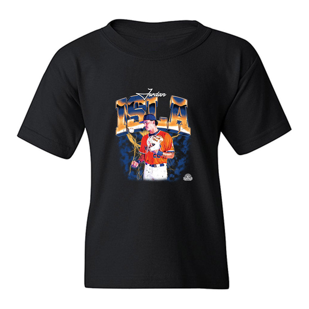 FPU - NCAA Baseball : Jordan Isla - Collage Youth T-Shirt-0