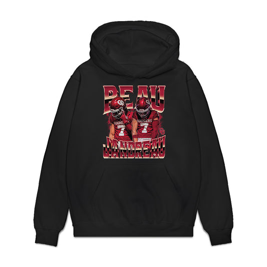 Oklahoma - NCAA Football : Beau Jandreau - Collage Premium Hooded Sweatshirt-0