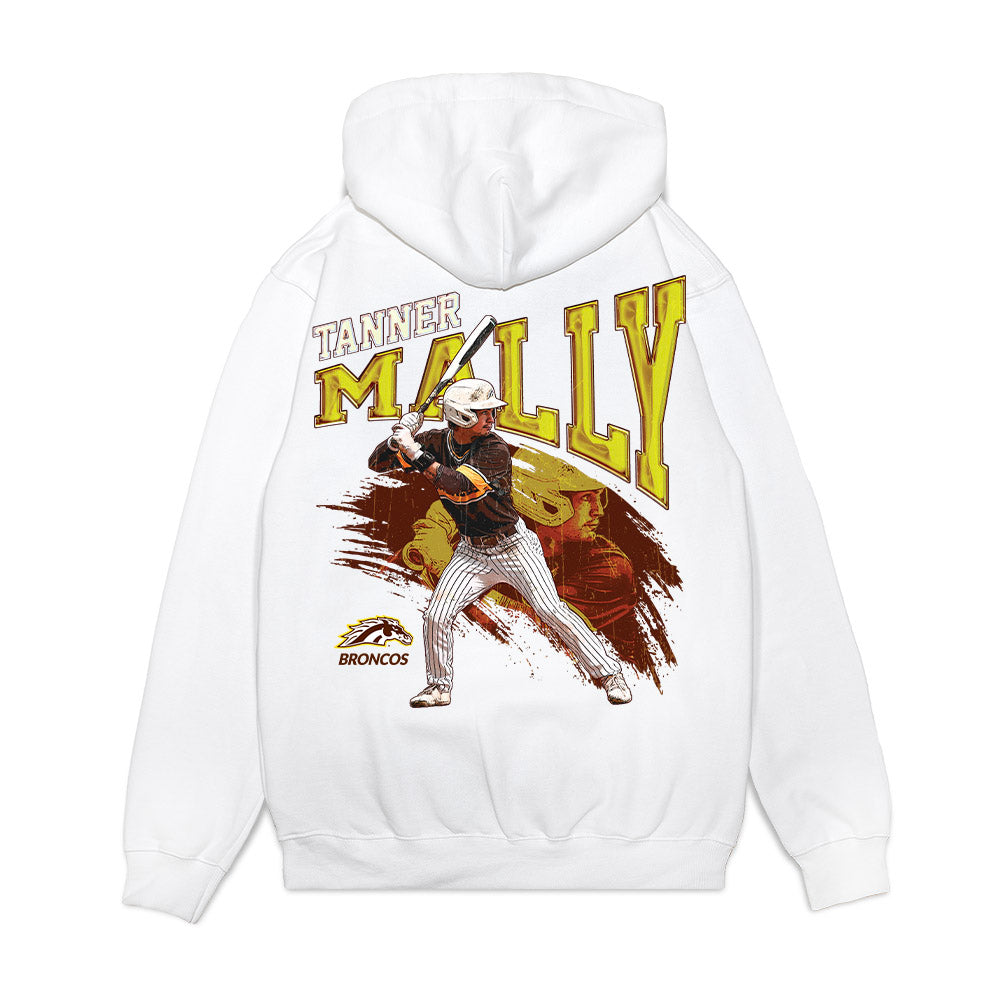 Western Michigan - NCAA Baseball : Tanner Mally - Individual Collage Fleece Hooded Sweatshirt-1